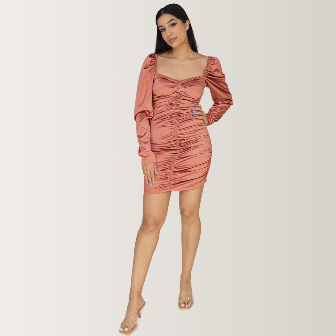 Ruched Bodycon Dress