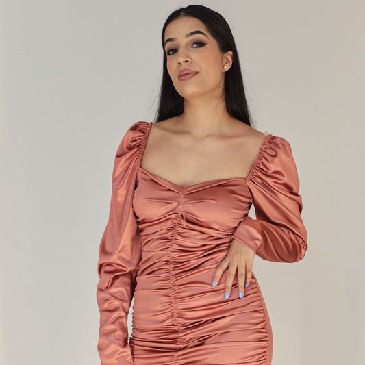 Ruched Bodycon Dress