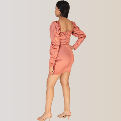 Ruched Bodycon Dress