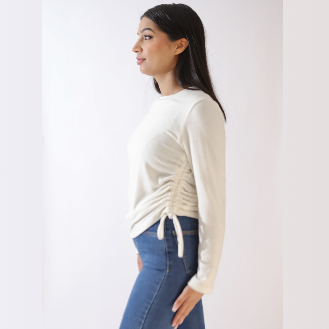 Knitted Side Knot Top