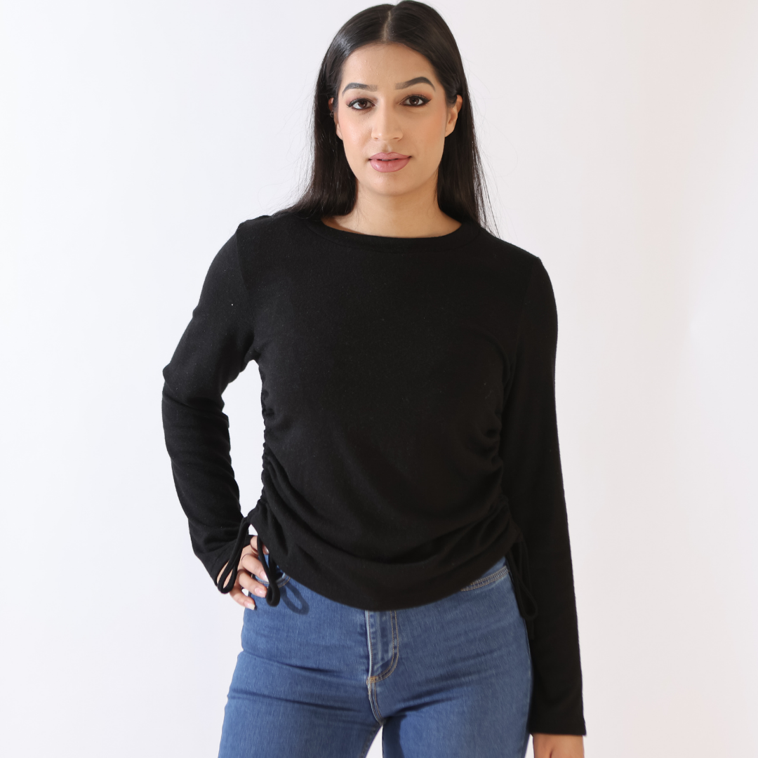 Knitted Side Knot Top