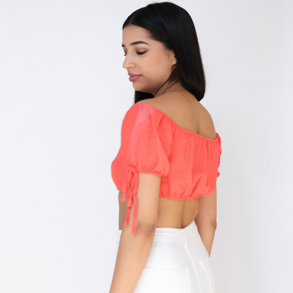 Front Buckle Crop Top