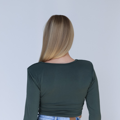 Twisted Front Crop Top