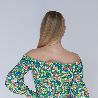 Floral Print Crop Top