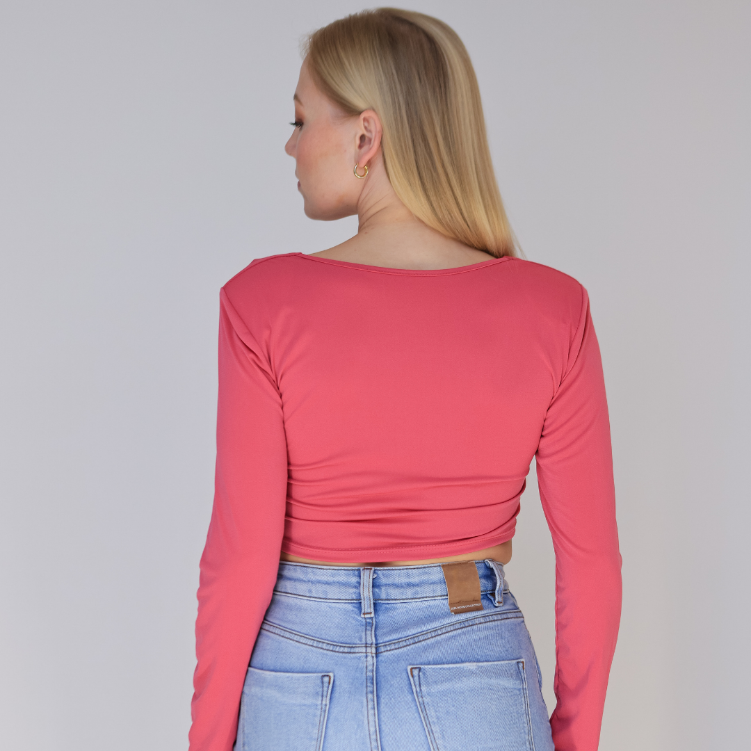 Twisted Front Crop Top