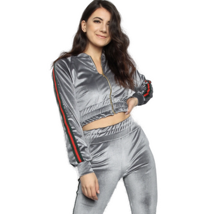 Velvet Lounge Tracksuit Set