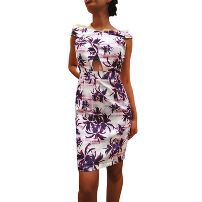 Purple Palm Dress