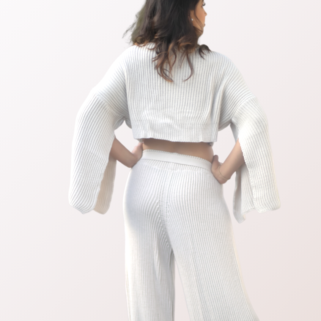 Nicole Two-piece knitted Loungewear Set