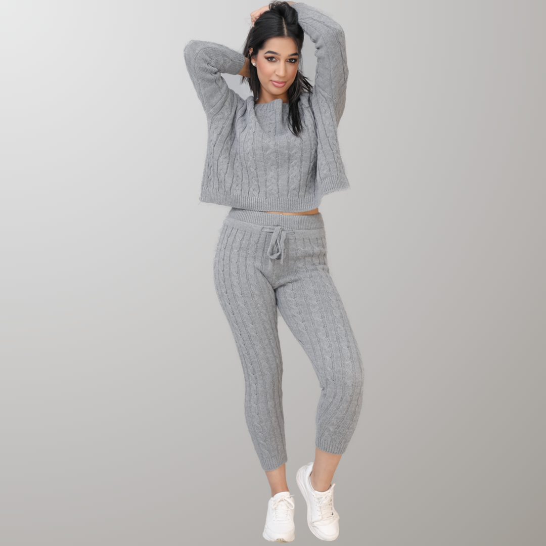 Two-piece Cozy Knitwear Set