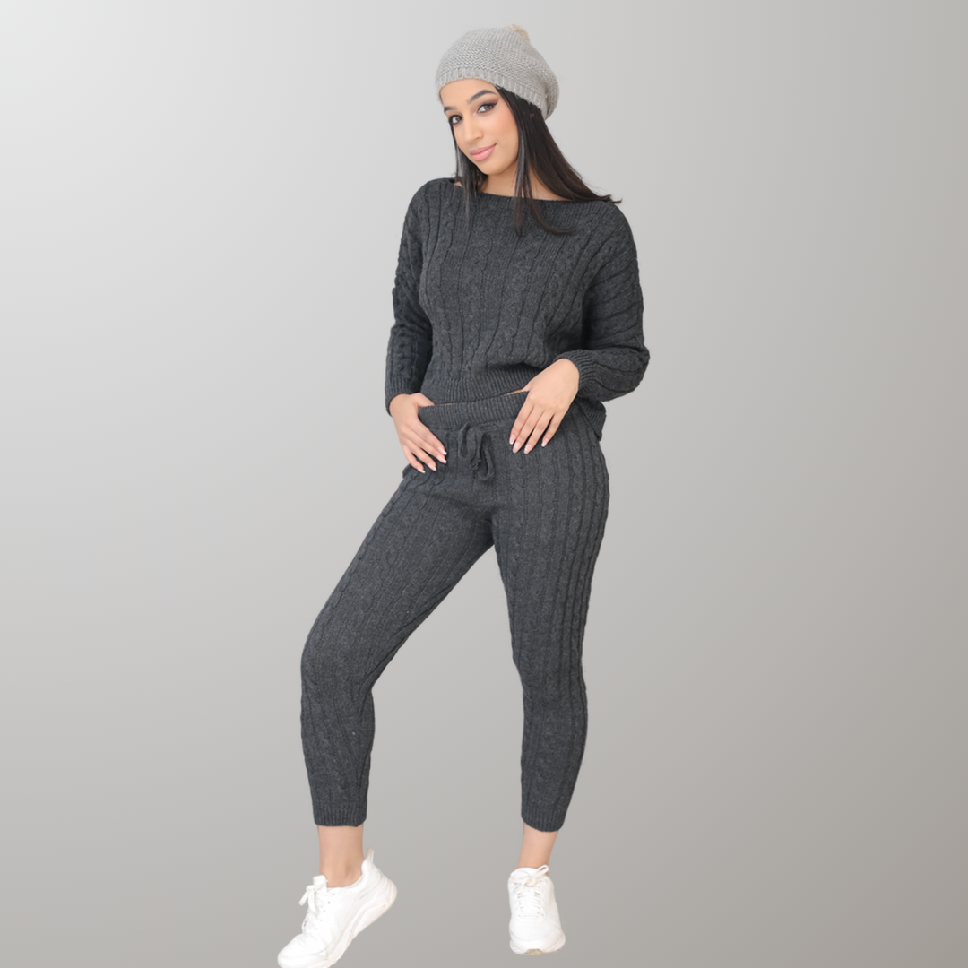 Two-piece Cozy Knitwear Set