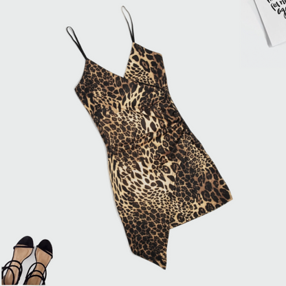 Leopard Print Mini Dress